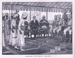投降的Peishwa公元1818年 作者 Henry Marriott Paget